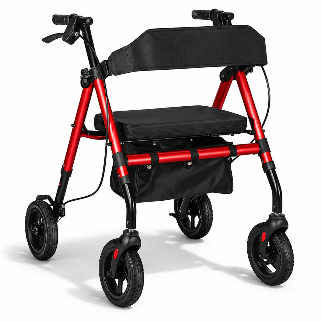 Aluminium Strider Rollator with Seat